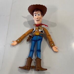 Toy Story Woody Talking Action Figure - Brown and Blue